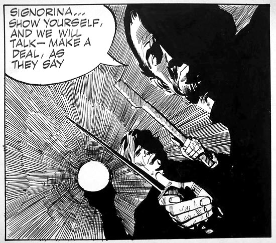 Modesty Blaise by Jim Holdaway