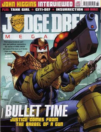 cover for Judge Dredd by PJ Holden