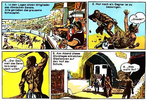 Der Recke von Capua (The beast of Capua), from German magazine Frösi