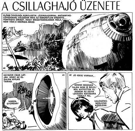 The Message of the Starship, artwork by Ernö Zórád