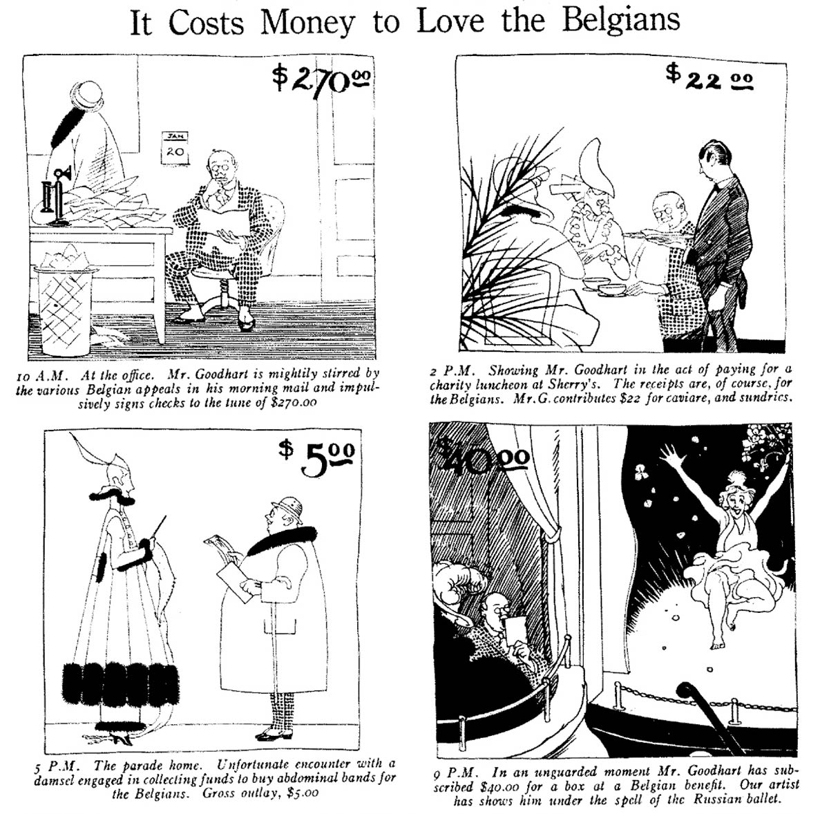 It Costs Money to Love the Belgians