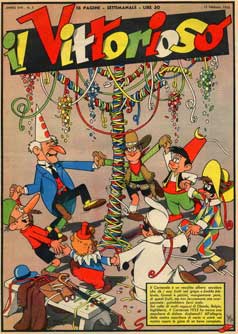 cover for Il Vittorioso by Benito Jacovitti