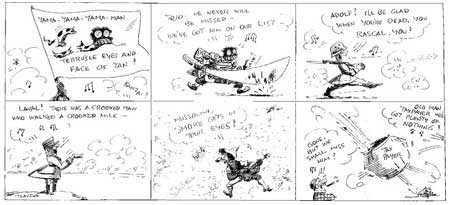 comic art by Will B. Johnstone