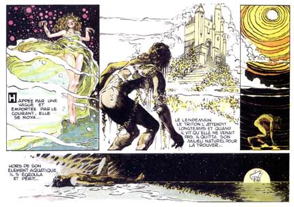 comic art by Bruce Jones 1985