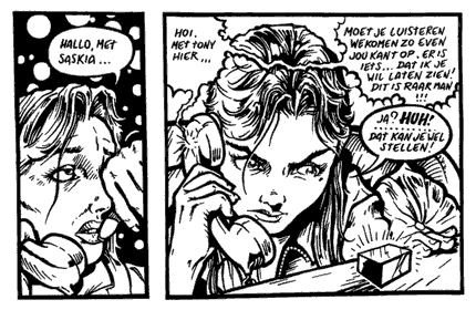 panel from Kwaad Bloed, by Marcel de Jong