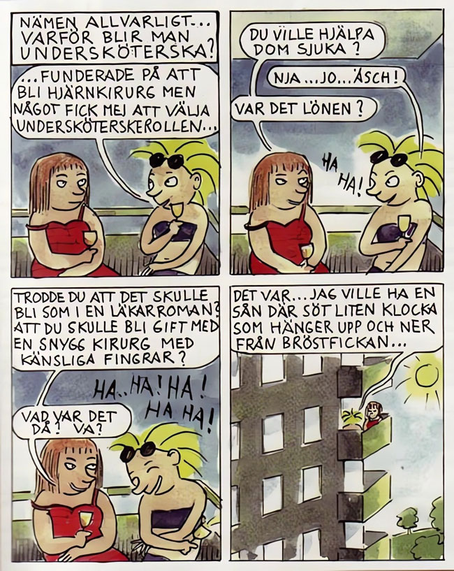 comic art by Arja Kajermo