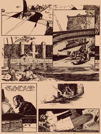 Crash Landing, by Mike Kaluta