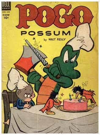 Pogo Possum comic cover, by Walt Kelly