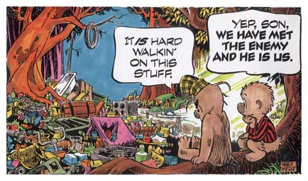 Pogo 'Earthday' strip by Walt Kelly