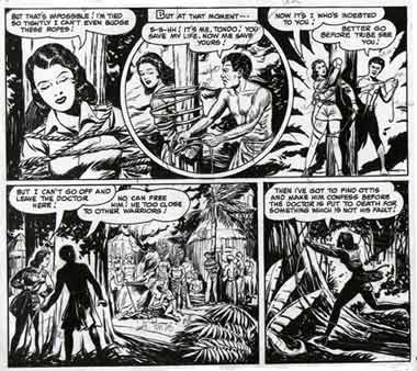 Nyoka, the Jungle Girl, by Henry Kiefer (around 1950)