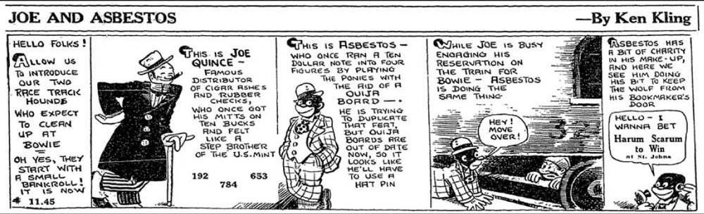 Joe & Asbestos by Ken Kling