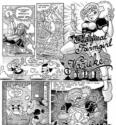 Magical Farmgirl Marieke by Mike Kok