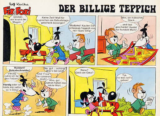 Fix und Foxi, by Öktemer Köksal, courtesy of the Deutscher Comic Guide