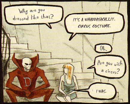 On the stairs, by Teddy Kristiansen