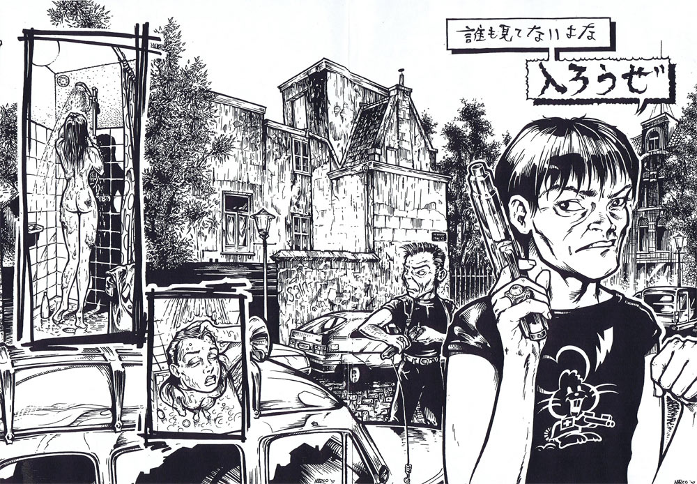 comic art by Marco Kuijpers