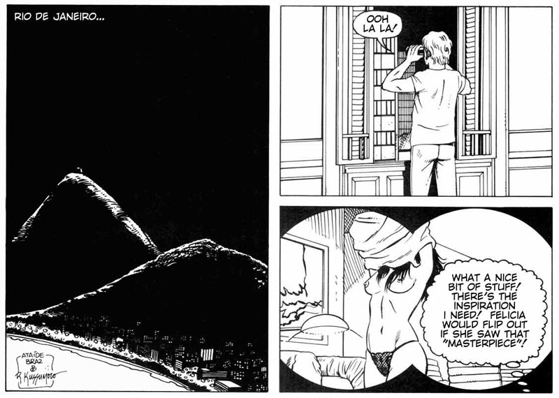 Comic art by Kussomoto