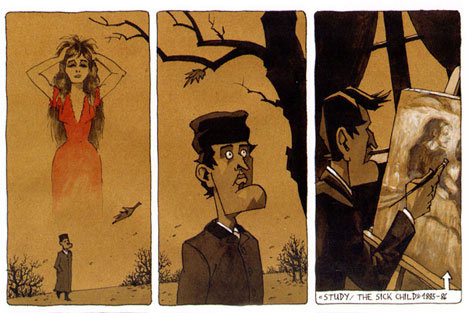 Edvard Munch comic by Steffen Kverneland