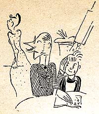 comic art by Carl Larsson