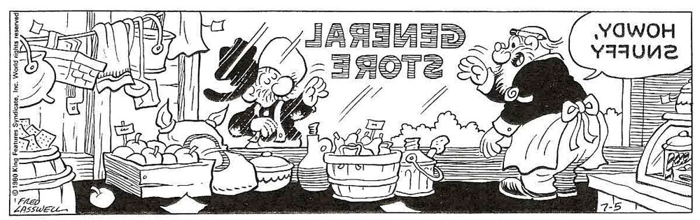 Barney Google and Snuffy Smith, 1968 by Fred Lasswell