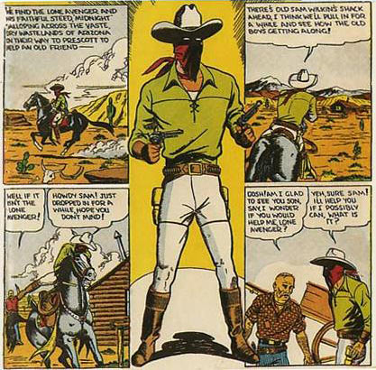 The Lone Avenger, by Len Lawson