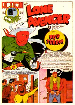 The Lone Avenger, by Len Lawson