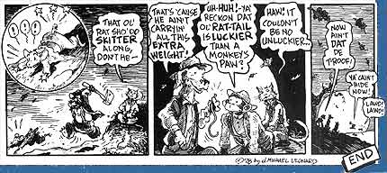 comic art by J. Michael Leonard