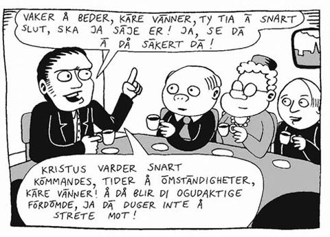 comic art by David Liljemark