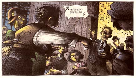 comic art by Regis Loisel