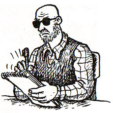 self-portrait by Jan Lööf