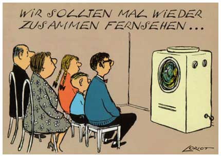 comic art by Loriot (Bernhard-Viktor von Bülow)