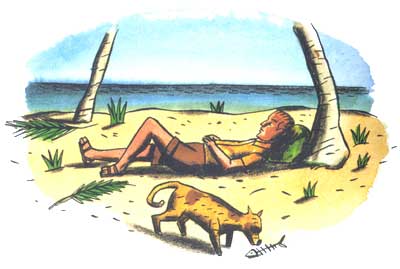 Tourist de banane, by Loustal