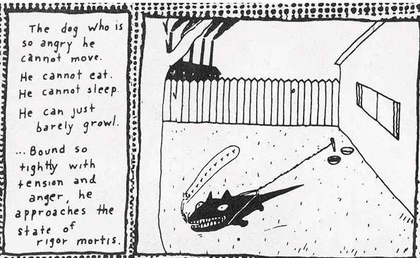 The Angriest Dog in the World, by David Lynch (1990)