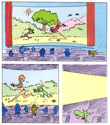 comic art by Patrick Mallet