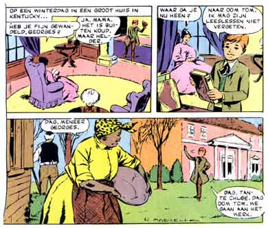 comic adaptation of Uncle Tom's Cabin, by Raphael Marcello