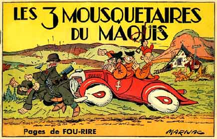 Les Trois Mousquetaires du Maquis, by Marijac