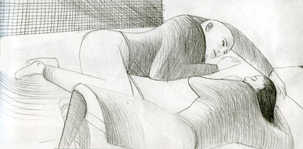 Between four walls, by Lorenzo Mattotti