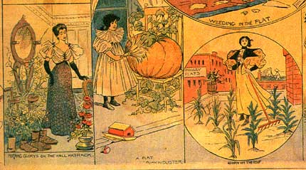 Detail from comic in The World, by Walt McDougall, 20 June 1897