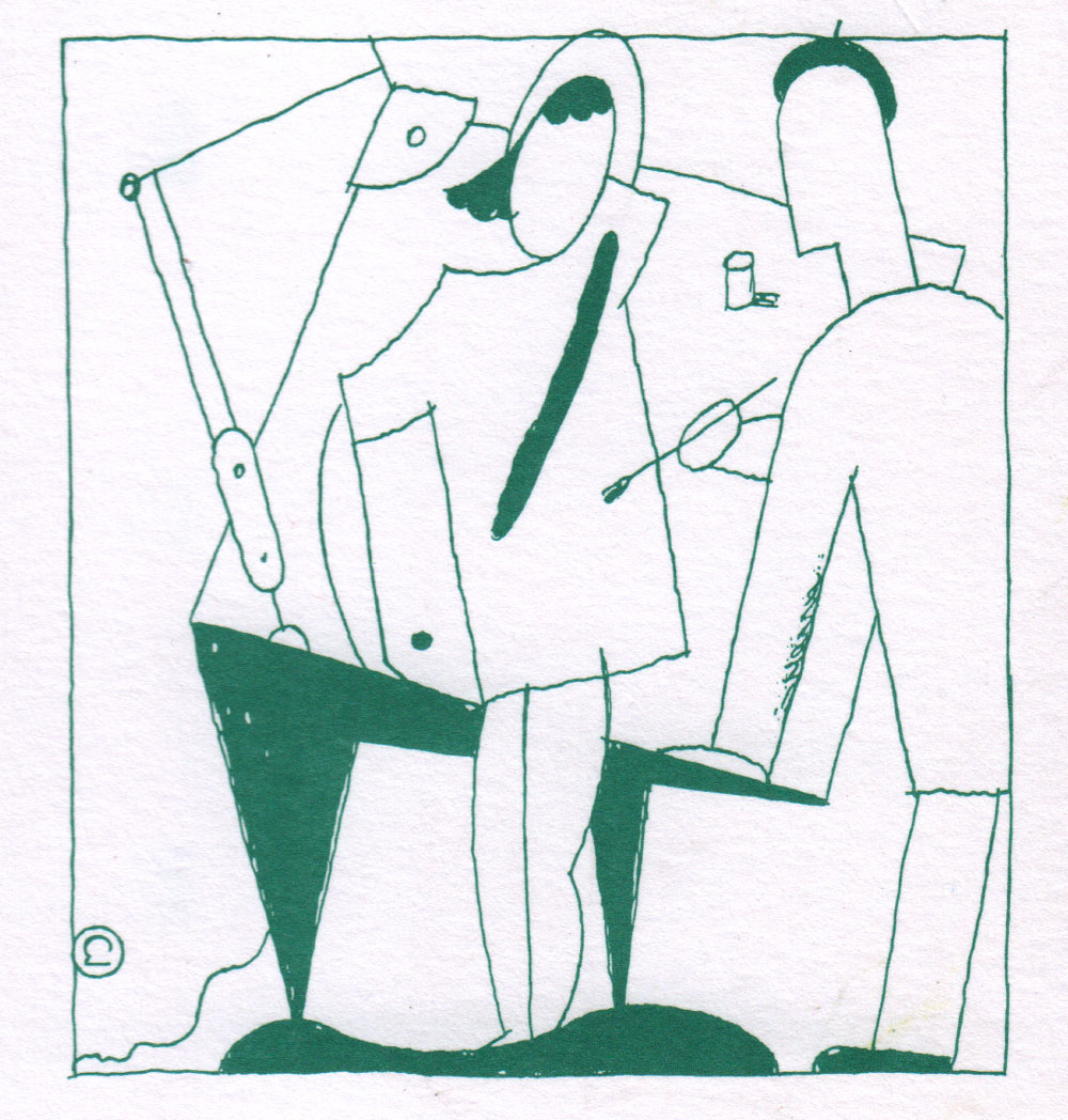 invitation for Ever Meulen expo 1994