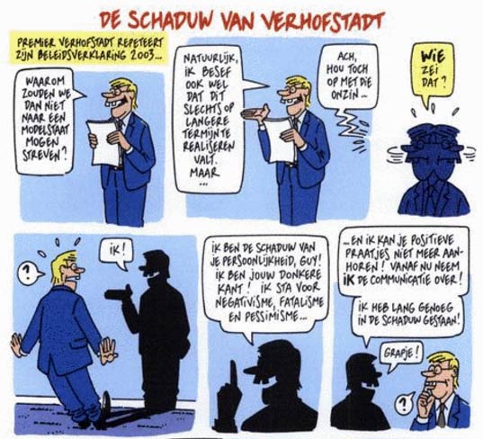 De schaduw van Verhofstadt by Erik Meynen