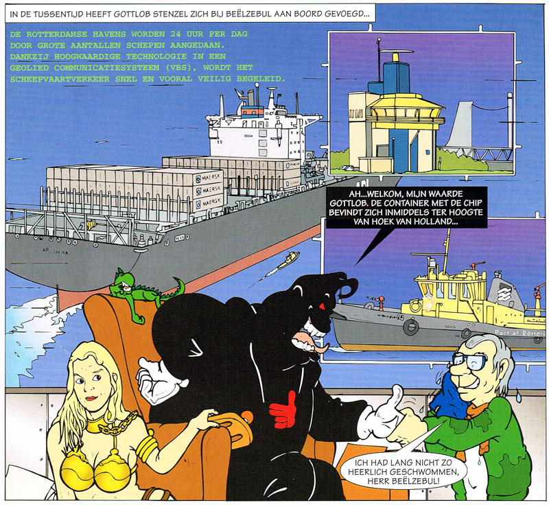 De vlam van Rotterdam by Eric Mezon