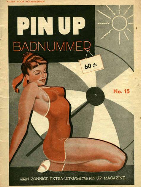 Pin-up cover by Helmert Miller