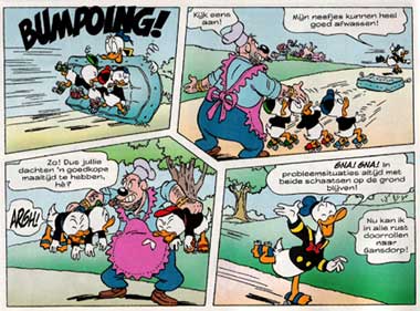 Donald Duck, by Freddy Milton