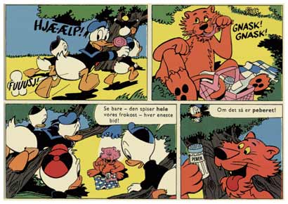 Donald Duck, by Thorkil Møller