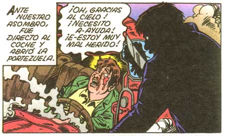 comic strip panel from Almas Perversas, by Garmaleon (Angel Mora)