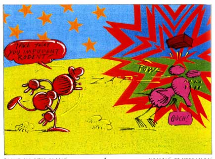 comic art by Victor Moscoso