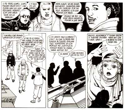 comic art by Rafa Negrete (1983)