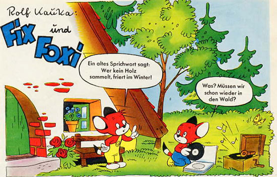 Fix und Foxi, by Walter Neugebauer