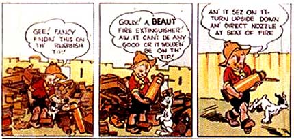 comic art by Syd Nicholls