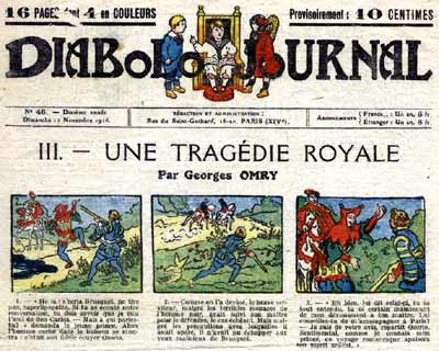 Une Tragédie Royale in Diabolo Journal, by Georges Omry