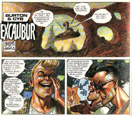 Burton & Cyb by Jose Ortiz